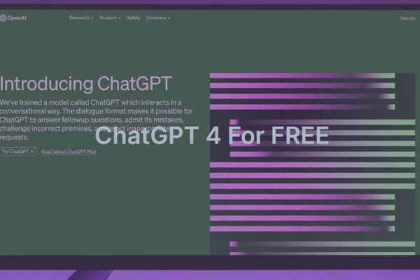 ChatGPT 4 for free