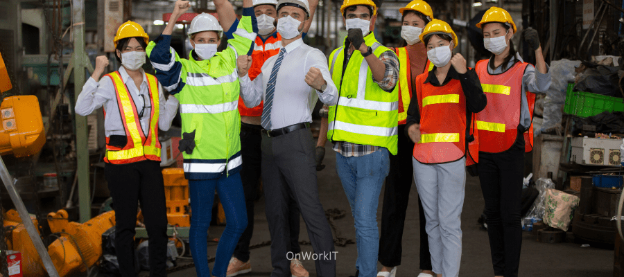 Assembly line Workers, Quality Control Testers, and Service Technicians